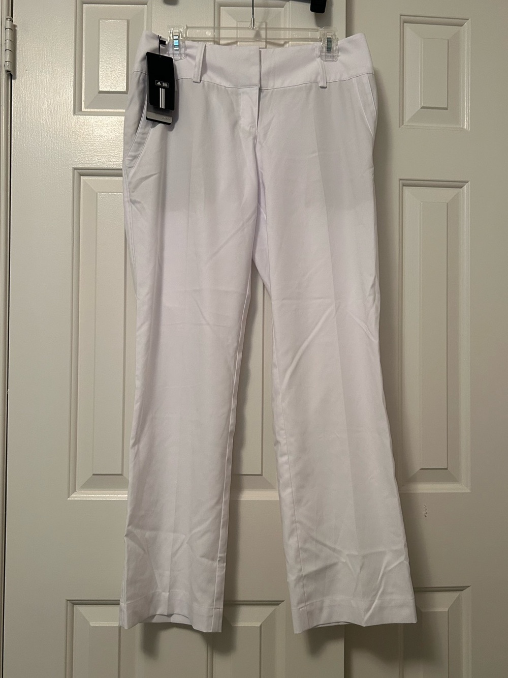adidas Women's White Stretch Golf Pants Size 8 NWT